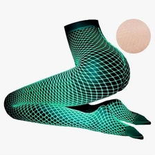 Women Fishnet Luminous Sexy Lingerie Bodysuit Body Stocking Sleepwear Underwear