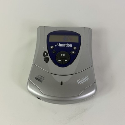 imation RipGo Mini CD WMA/MP3 Burner/Player with Battery Untested 