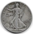 1943 P Walking Liberty Silver Half Dollar