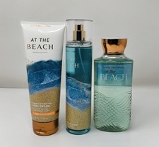 Bath Body Works At The Beach Mist, Cream Body Wash 3 pc Set All New