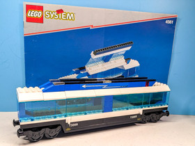 Lego 4561 * RAILWAY EXPRESS Train w/Transformer/Regulator Minifigs/Manuals 9V