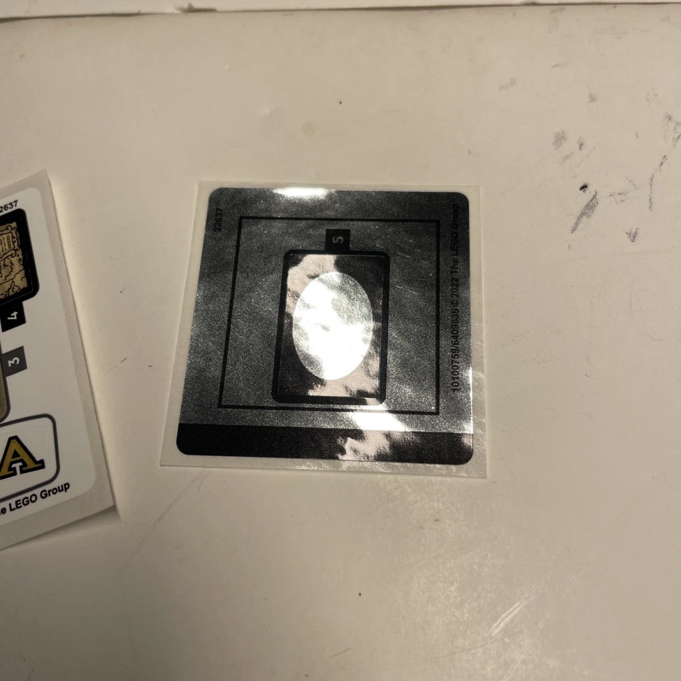 LEGO STICKER SHEET 1+2 ONLY MOTORIZED LIGHTHOUSE 21335 from set New & Genuine - Image 3 of 4