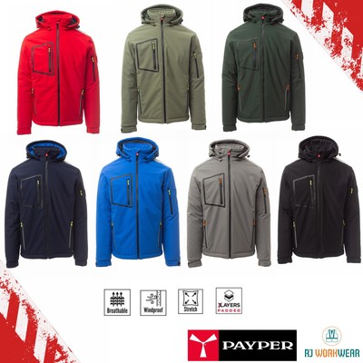 PAYPER STREAM PAD  WATTIERTE HERREN SOFTSHELLJACKE S00331 Wattiert