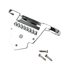 Not Easy to Damage Alloy Mandolin Tailpiece Replacement with 3 Mounting Screws