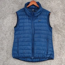 Nike Womens Down Vest Size Medium Blue 805257-423