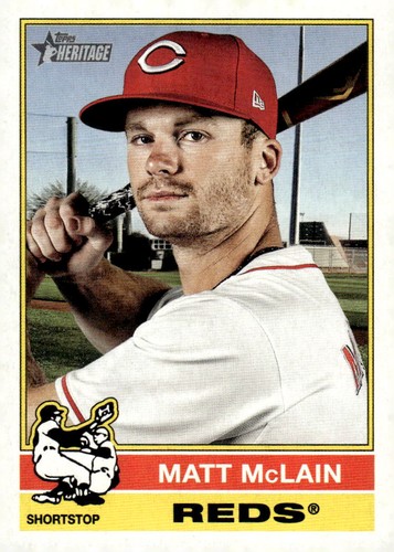 2025 Topps Heritage #221 Matt McLain | Baseball Card