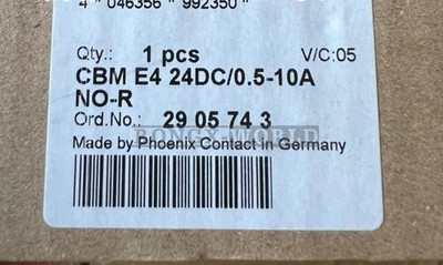 ONE New   power supply CBM E4 24DC/0.5-10A NO-R 2905743 #fb
