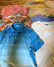 Puma Hurley Under Armour Athletic Works Boys Shirt Lot M/L 10-12