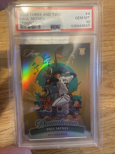 2024 Panini Three and Two Downtown Paul Skenes #4 (RC) PSA 10 Gem MT