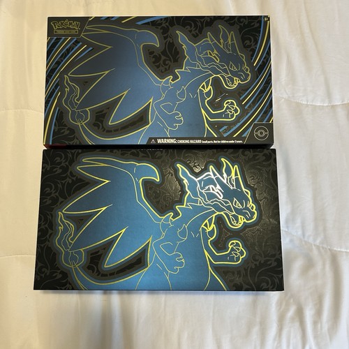Pokémon Mega Charizard Playmat, Card Sleeves, Dice & Coin Set for Pokémon TCG
