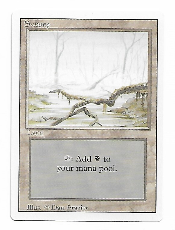 Magic the Gathering ~ MTG ~ 1x Swamp (B) ~ 3rd Edition ~  M/NM ~ REVISED
