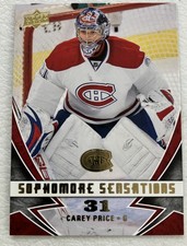 2008-09 Upper Deck Carey Price Sophomore Sensations #SS3