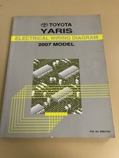 2007 Toyota Yaris Electrical Wiring Diagram Service Manual