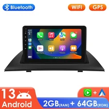 Bluetooth Android 13 CarPlay 64GB Car Stereo Radio GPS For BMW X3 E83 2004-2012