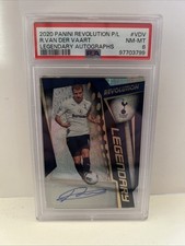 2020-21 panini revolution PSA Grade 8 Autograph R. Van Der Vaart #LA - VDV