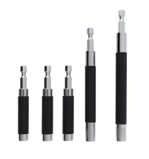 Drill Bit Holder Scalable 5Pcs/Set, 3.15"/4.7"/5.5"(80/120/140Mm) Magnetic Drill
