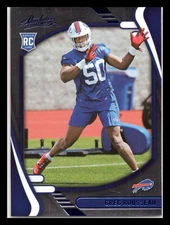 2021 Panini Absolute #149 Greg Rousseau Blue Buffalo Bills