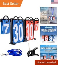 Effortless Score Tracking with Portable Weather-Resistant Cornhole Scoreboard