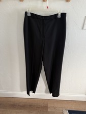 Ann Taylor Loft Women  s Dress Pants Trouser, black 100 wool - size 8