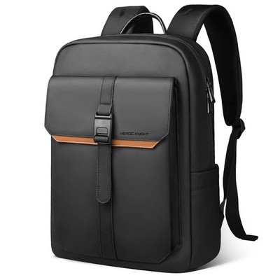 Mochila Delgada Y Ligera Para Laptop 15.6 Pulgadas Para Oficina Negro
