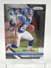 SAQUON BARKLEY 2018 Panini Prizm Rookie RC Card #202 Base New York Giants Eagles. rookie card picture