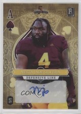 2023 5 Card Draw Stacked Deck Gold Rainbow Foil 1/1 Nesta Silvera Jade Auto v7j