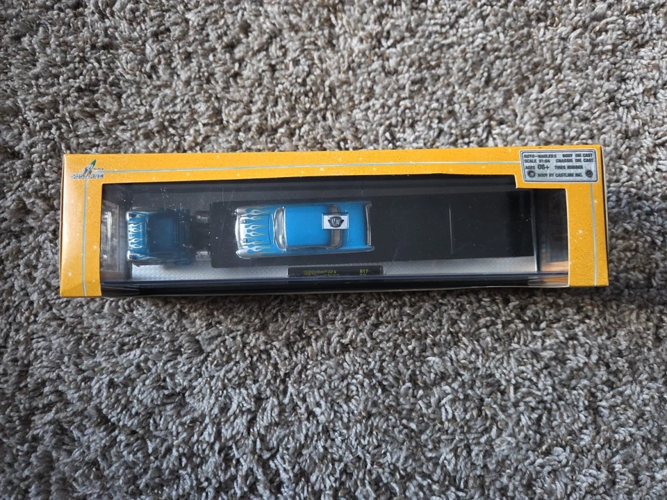 M2 Machines R17 Auto Haulers 1958 Chevrolet LCF e 1957 Chevy Bel Air Semi 15-16 - Imagem 3 de 4