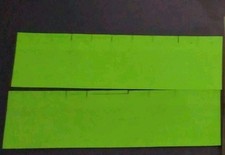 SPELL OUT OF ZERO GRAVITY NITE-GLOW TYCO HO SLOT CAR STRIPS FOR TRACK FLAGS OEM