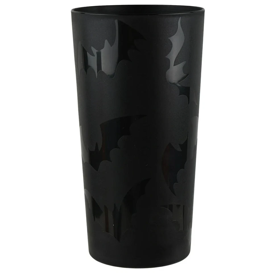 Dinnerware Set Etched Halloween Bat Pattern Bowls Plates Tumblers Set, 30-PCS - Image 4 of 4