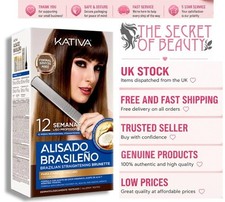 KATIVA Brazilian Keratin Treatment Hair Straightening KIT- BRUNETTE