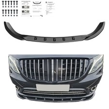 Frontsplitter passend für MERCEDES Vito W447 2014+ mit ABE TÜV Glanzschwarz Frontsplitter passend für MERCEDES Vito W447 2014+ mit ABE TÜV Glanzschwarz