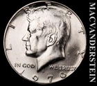 1970-D Kennedy Half Dollar- Silver- Choice Gem Brilliant Unc- No Reserve #L5496