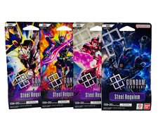 Gundam Card Game - Steel Requiem GD03 - Sleeved Booster Pack random art x1