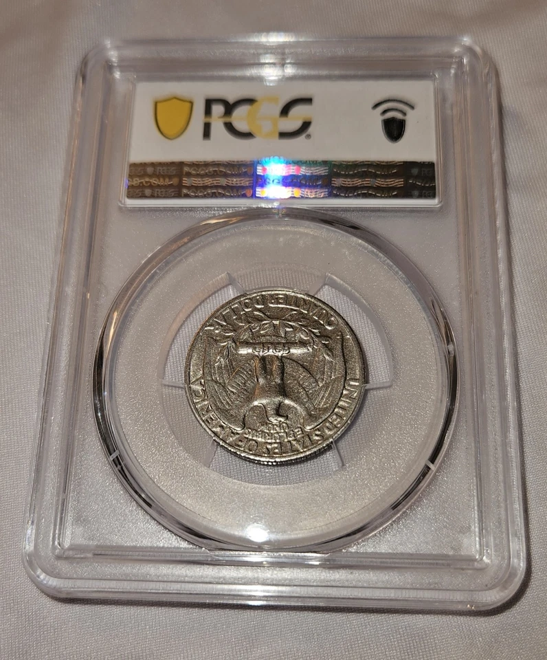 1971  WASHINGTON QUARTER,  DDR FS-801,  VF35  PCGS. - Image 2 of 3