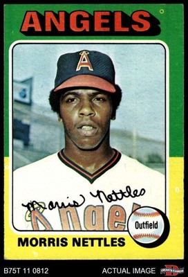 1975 Topps #632 Morris Nettles Angels RC 5 - EX