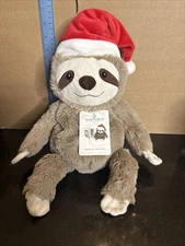 Warmies Christmas Sloth Lavender Scented Warm Scented Microwavable Plush NOS