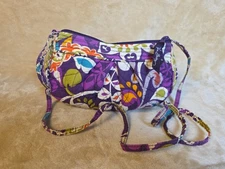 Vera Bradley Women’s Quilted Cotton Floral Sholder Bag Used