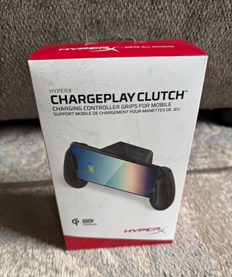 HyperX ChargePlay Clutch Mobile Charging Controller Grip, Black, Wireless/USB