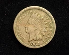 HS&C: 1864 CN Indian Head Penny/Cent F - US Coin