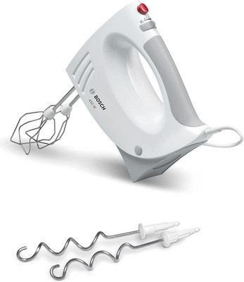 Bosch Handrührer MFQ3530, Handrührgerät, 2 Rührbesen, 2 Edelstahl-Knethaken,Spül