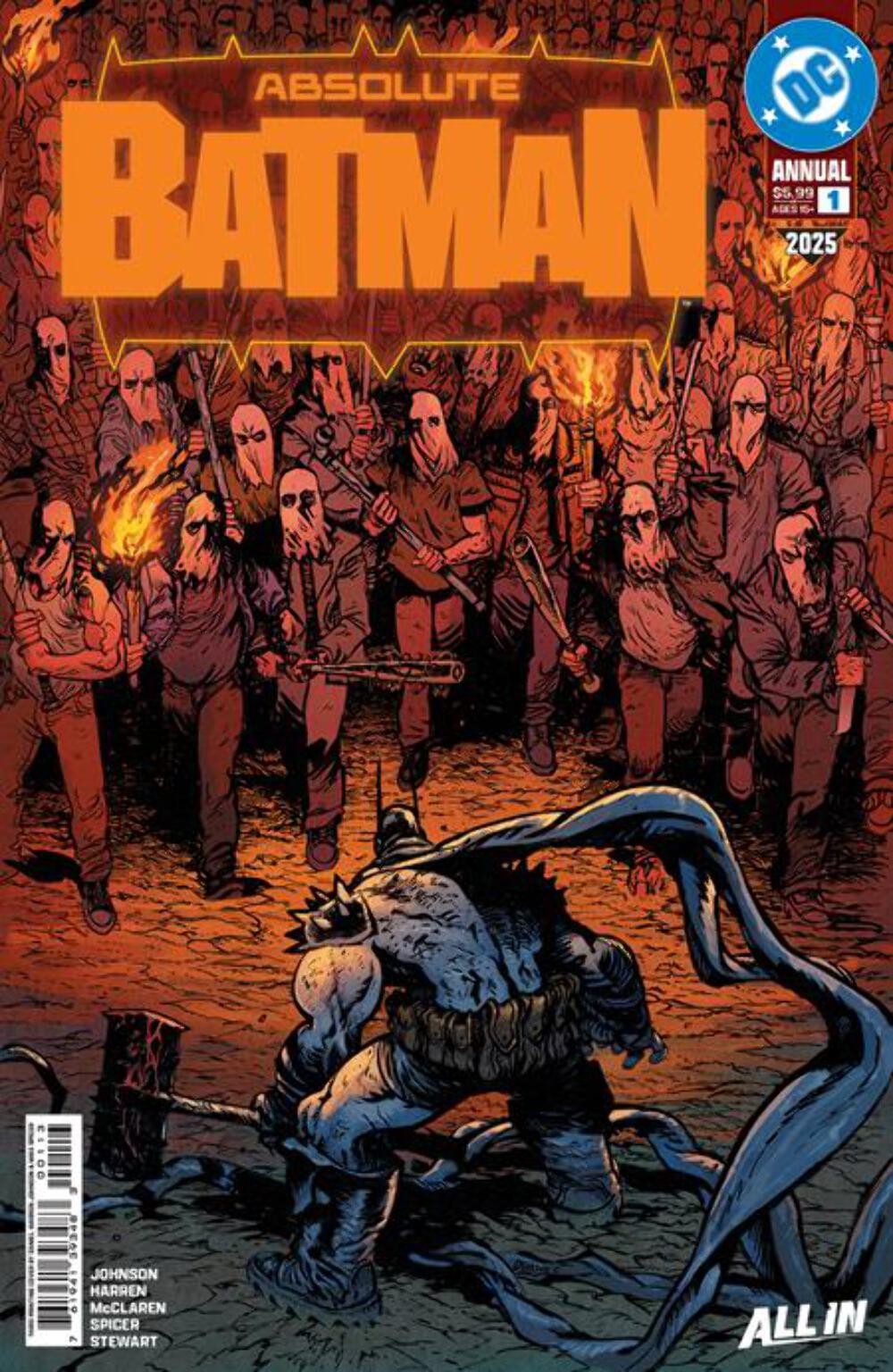 ABSOLUTE BATMAN 2025 ANNUAL #1 (ONE SHOT) Third Printing Cvr A Daniel Warren Joh