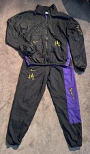 Nike Los Angeles Lakers City Edition Track Suit Sz XS Black Purple NBA