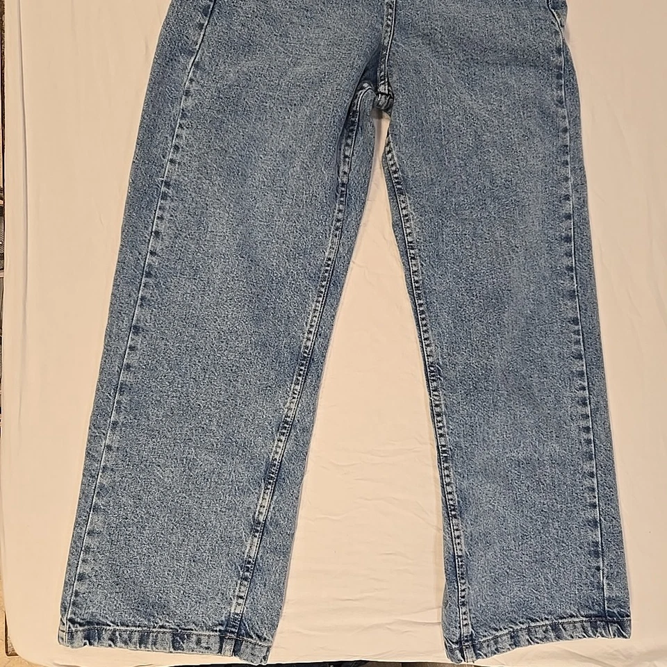 Mono vaquero Free People We The Free pierna recta azul talla XS bordado Foto 4 de 4