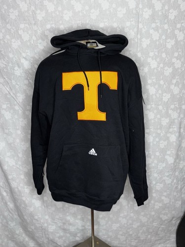 New w Tags ADIDAS Tennessee Volunteers 3 Stripe Pull Over Hoodie Men's Large $55 - Picture 1 of 3