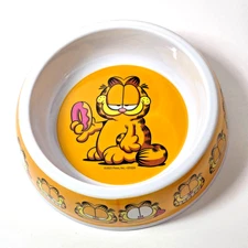 Garfield Cat Bowl Nickelodeon Licensed Paws Inc 2025 Melamine Pet Dish 7 Inch