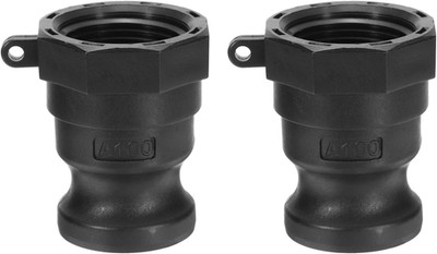 Poly Cam Lock Fittings, 2 Pcs Part a 1'' Male Adapter X 1'' Female NPT Thread Cam