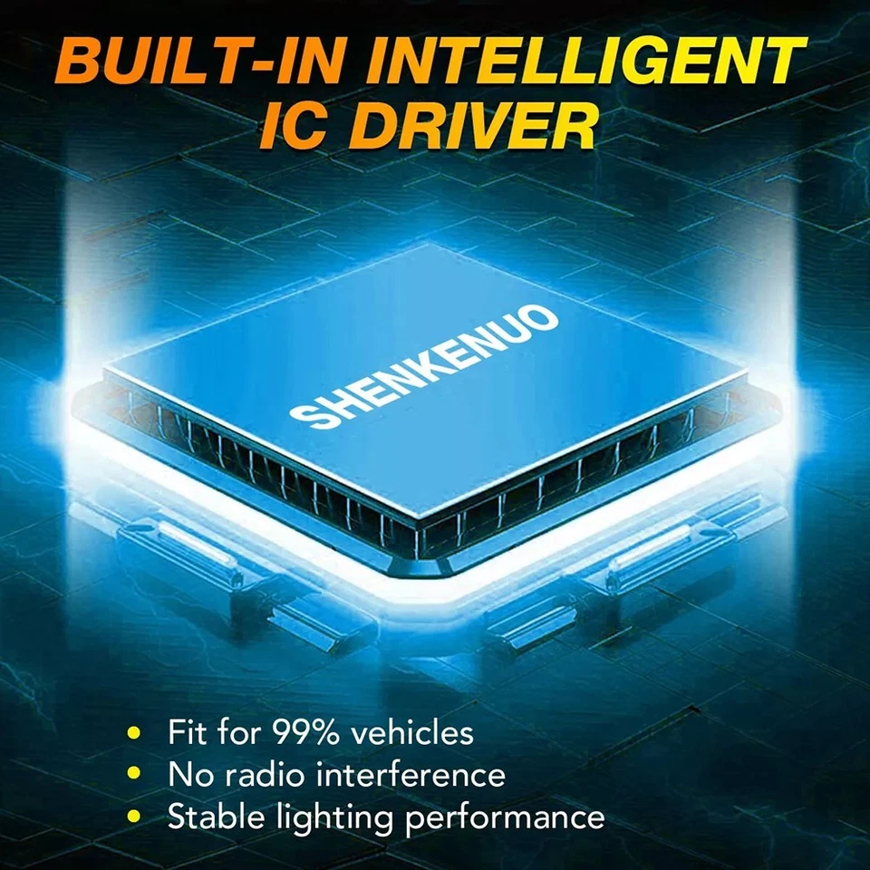 2X White LED Headlight for Polaris For 500 4X4 EFI R06RD50AC 12V Bulbs - Image 4 of 4