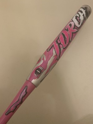 2021 Monsta Pink Flame Silver Torch M2 2500 ASA Softball Bat (25)