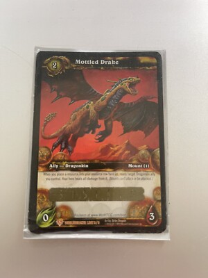 World of Warcraft - WOW TCG - Mottled Drake - Not Used