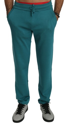 DOLCE \u0026 GABBANA Pantaloni di seta blu Pantaloni Della Tuta Pantaloni Sport  Da Uomo S. M Prezzo Consigliato € 1200 | eBay